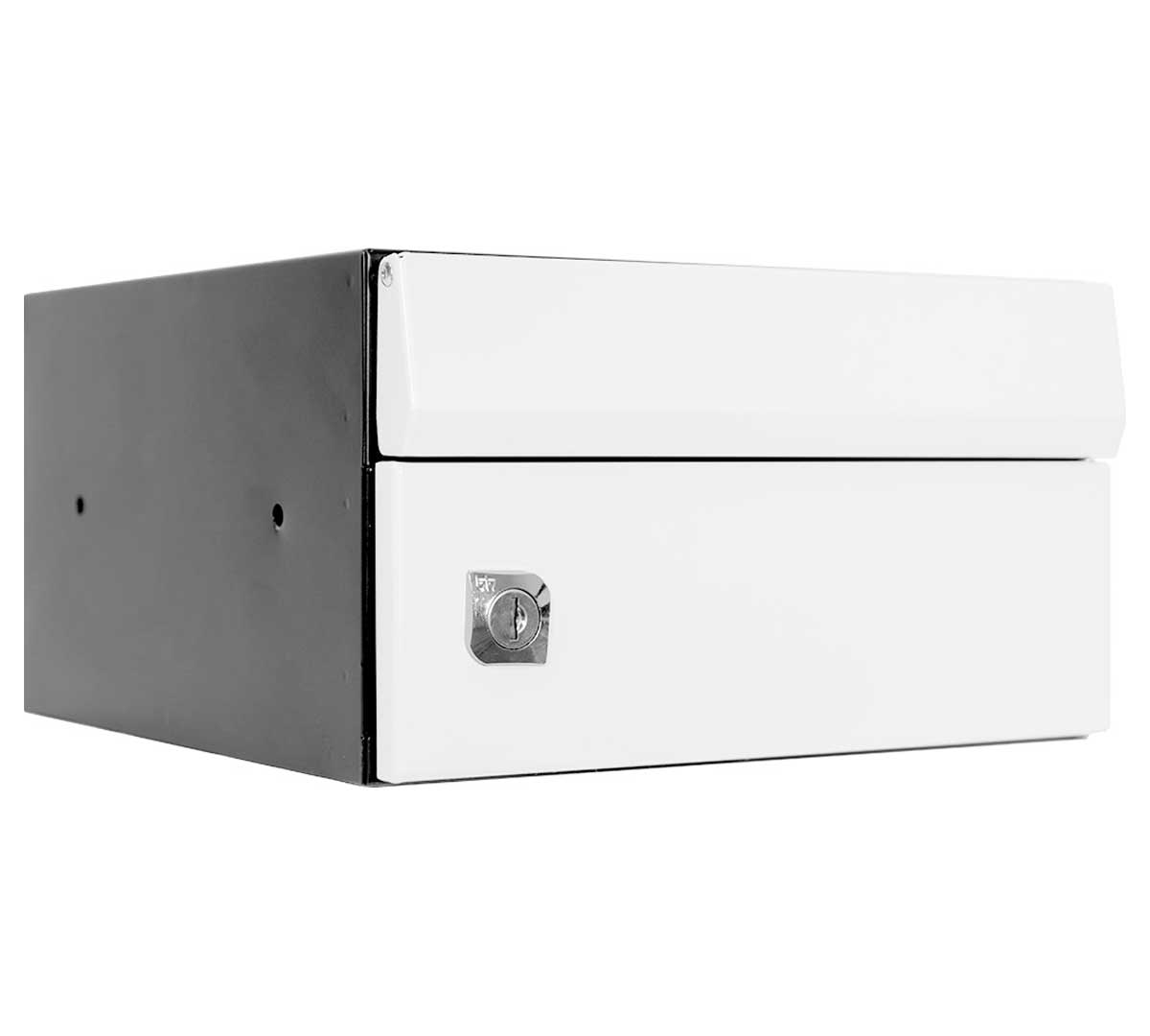 BUZON DUOMO HORIZONTAL CON TARJETERO 125X345X250 ALUMINIO